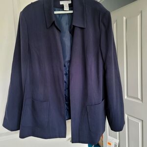 Womens Plus BRAND NEW 3x Jacket w cuffed sleeves. POCKETS